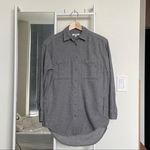Madewell Flannel Oversized Ex-Boyfriend Shirt